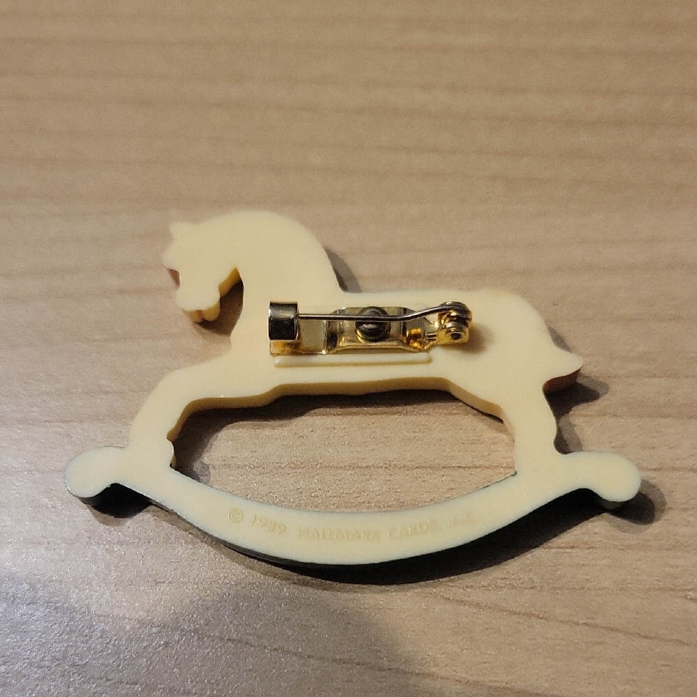 Charming Rocking Horse Brooch - Picture 2 of 6